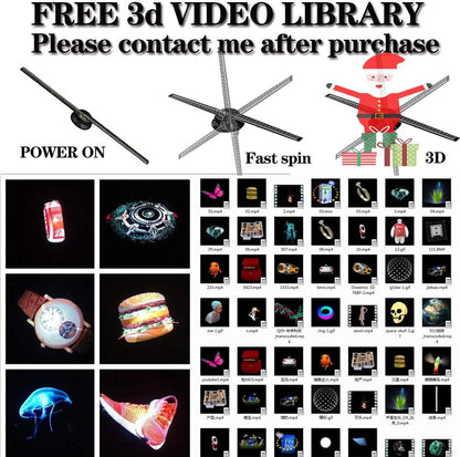 Holo-Vision   3D   Display:   High-Resolution   Holographic   Advertising   Solution   42cm-   16.5   inch