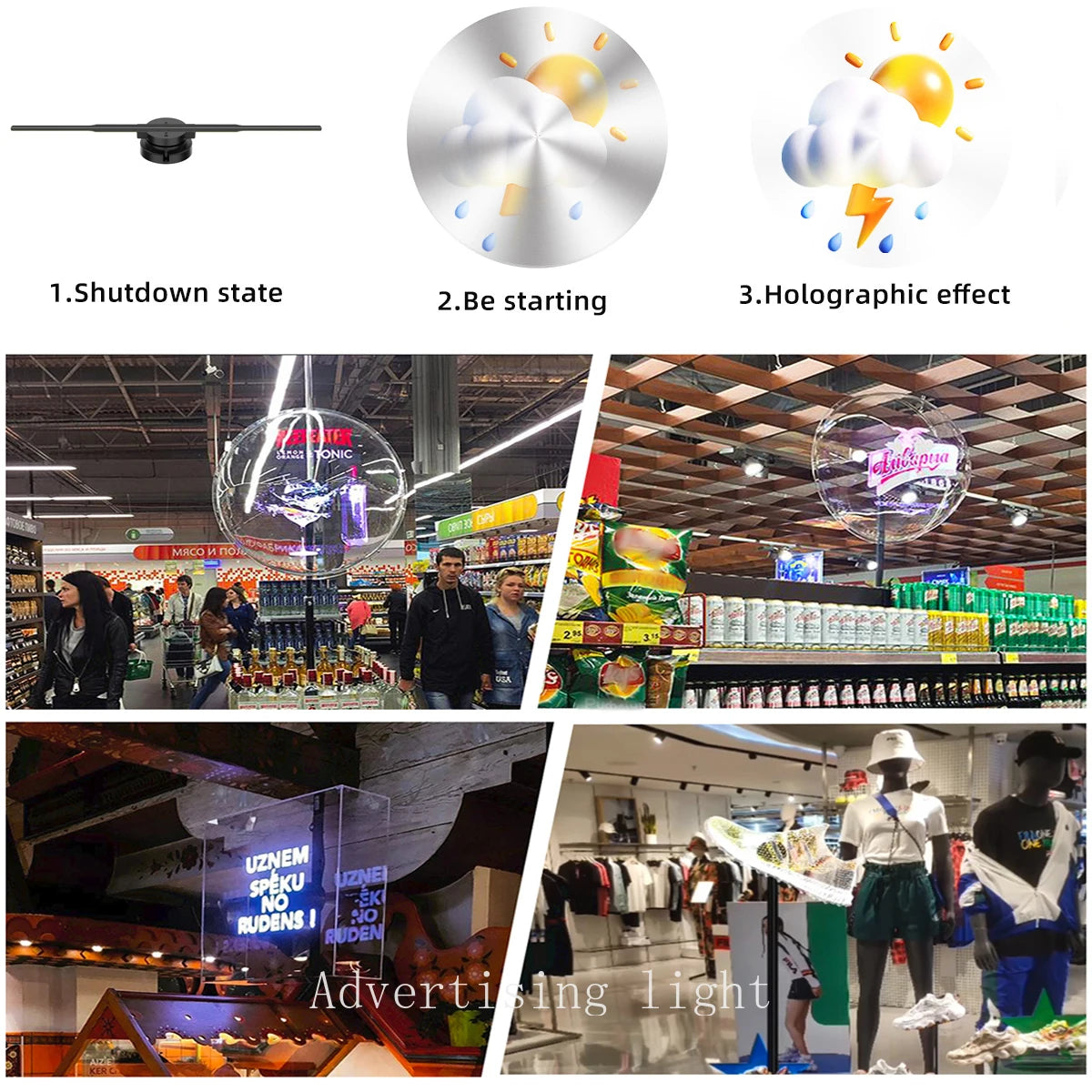 Holo-Vision   3D   Display:   High-Resolution   Holographic   Advertising   Solution   42cm-   16.5   inch