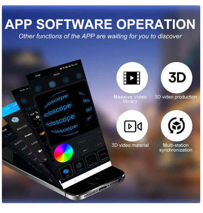 Holo-Vision   3D   Display:   High-Resolution   Holographic   Advertising   Solution   42cm-   16.5   inch