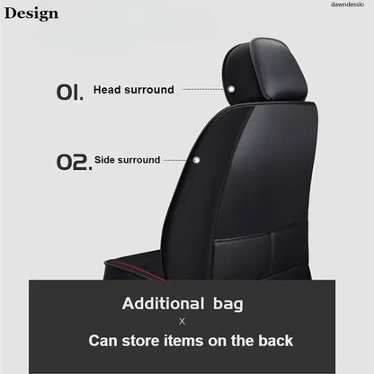 Universal PU Leather Car Seat Cover - Front Single Seat