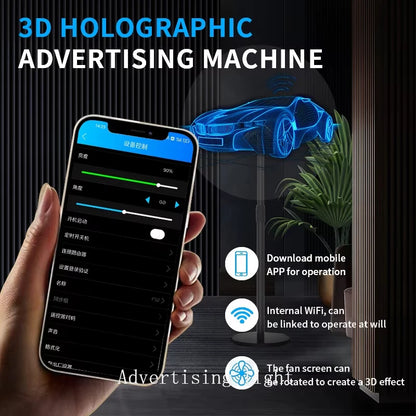 Holo-Vision   3D   Display:   High-Resolution   Holographic   Advertising   Solution   42cm-   16.5   inch