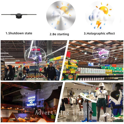 Holo-Vision   3D   Display:   High-Resolution   Holographic   Advertising   Solution   42cm-   16.5   inch