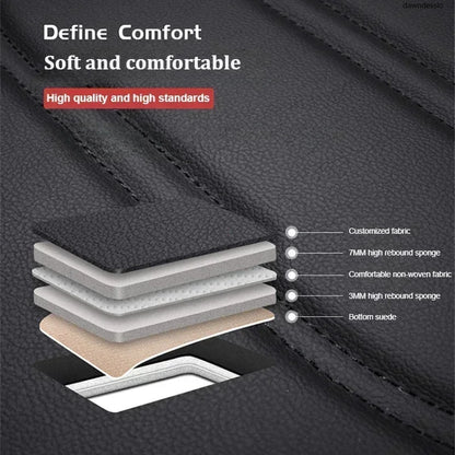 Universal PU Leather Car Seat Cover - Front Single Seat