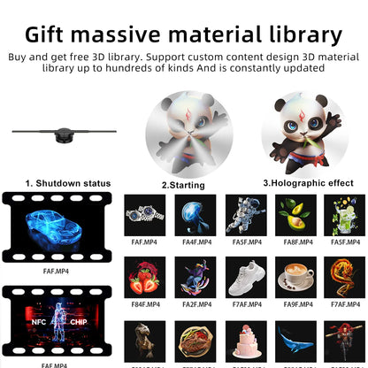 Holo-Vision   3D   Display:   High-Resolution   Holographic   Advertising   Solution   42cm-   16.5   inch