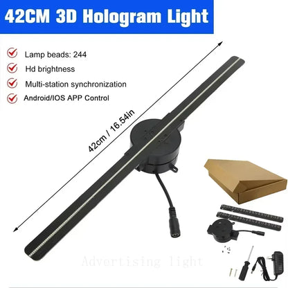 Holo-Vision   3D   Display:   High-Resolution   Holographic   Advertising   Solution   42cm-   16.5   inch